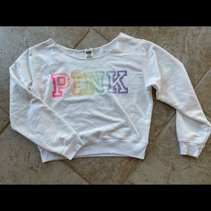 Victoria’s Secret *Pink* Sweatshirt - size Large fits like a Medium